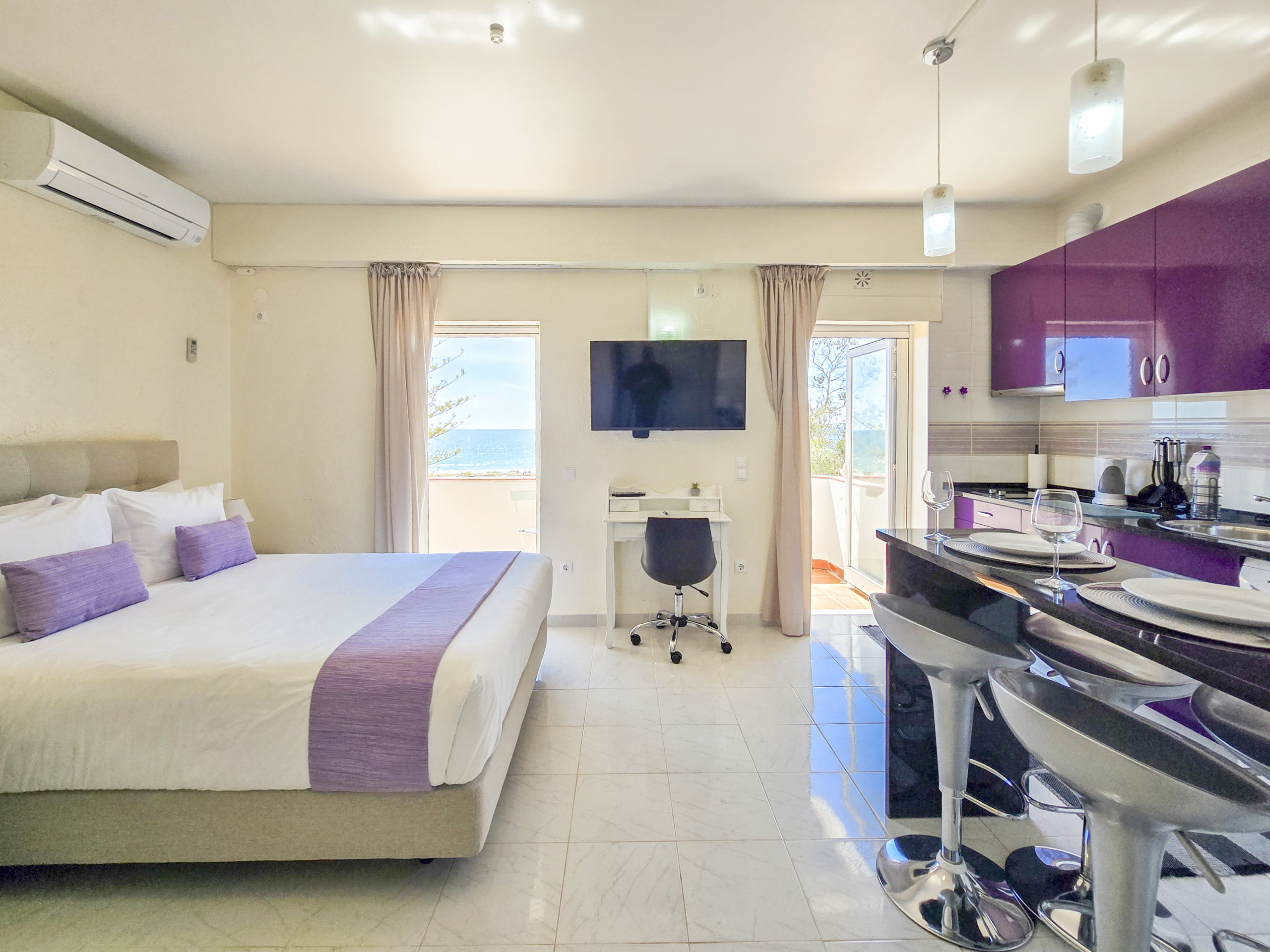  à Alvor - Studio Vue Mer Alvor | À Pied de la Plage | Lavanda